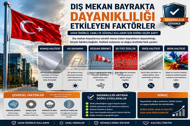 %name Dış Mekan Bayrak Nasıl Olmalı Uzun Ömürlü Seçim İçin Ne Yapılmalı?