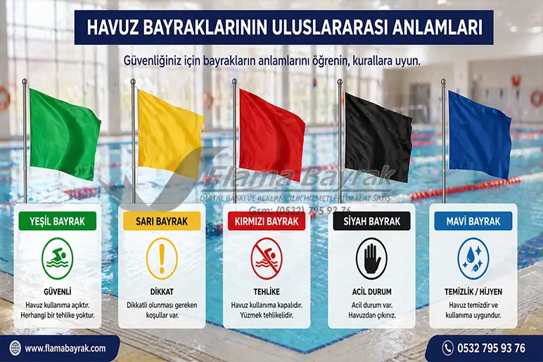 %name Havuzlarda Kullanılan Bayrak Türleri