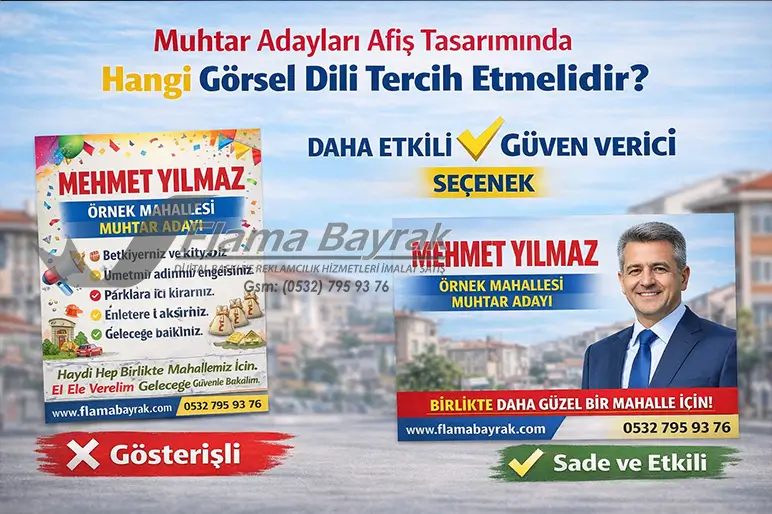%name Muhtar Aday Afişleri Üretimi