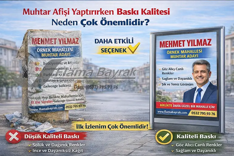 %name Muhtar Aday Afişleri Üretimi