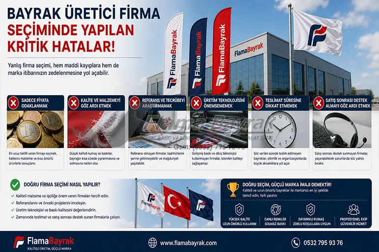 %name Bayrak Üretici Firma Seçimi