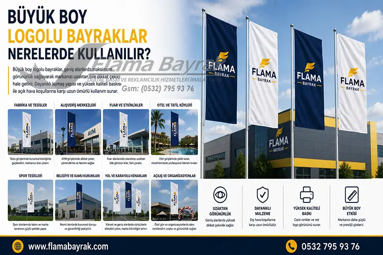 Yüksek Kalite Logolu Bayrak Üretimi %name Yüksek Kalite Logolu Bayrak Üretimi