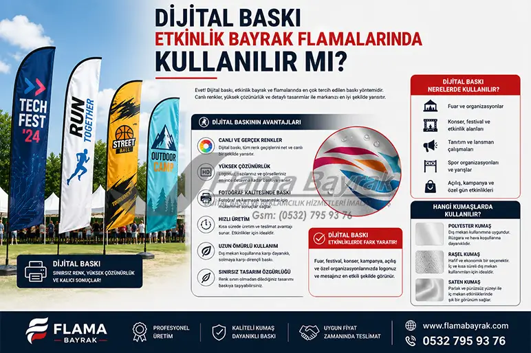 %name Etkinlik Logolu Bayrak Flama Üretimi