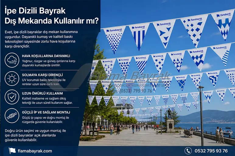 %name İpe Dizili Bayrak Baskı