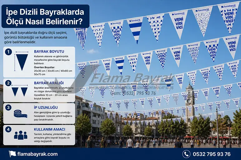 %name İpe Dizili Bayrak Baskı