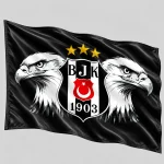 Kartallı Beşiktaş Bayrakları Modelleri