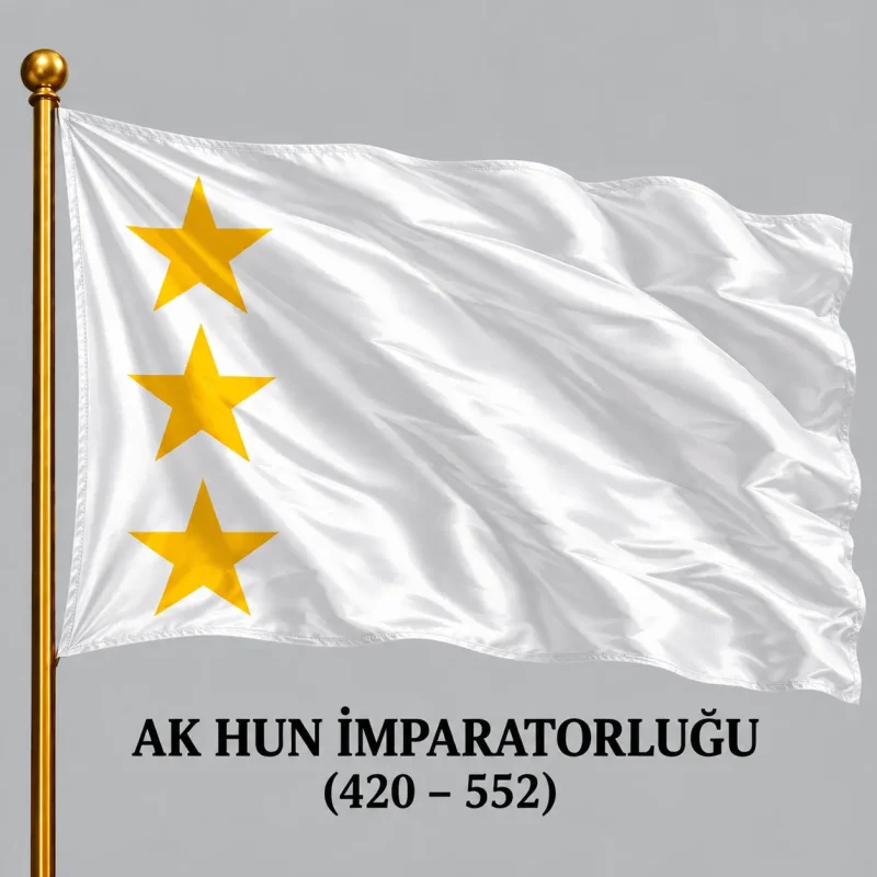 Ak Hun İmparatorluğu Bayrağı Modelleri