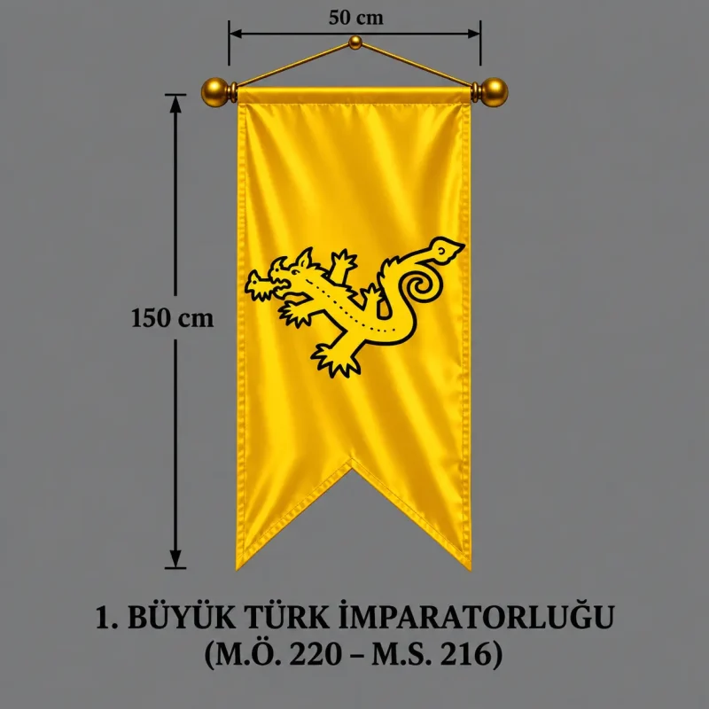 Büyük Türk İmparatorluğu Flaması Modelleri