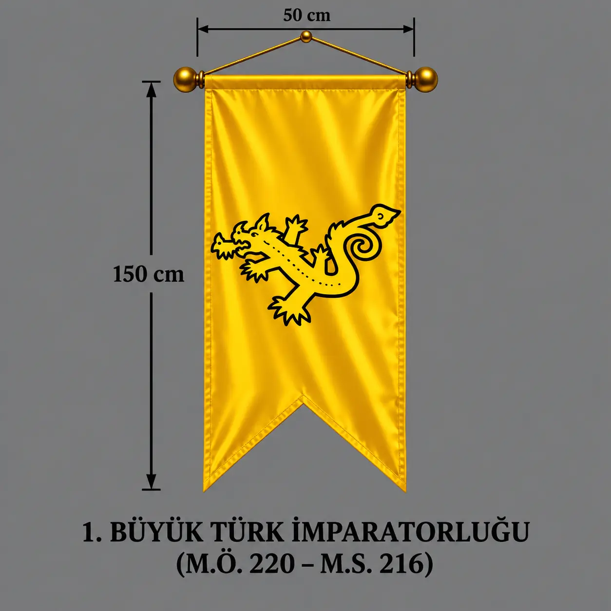 Büyük Türk İmparatorluğu Flaması Modelleri