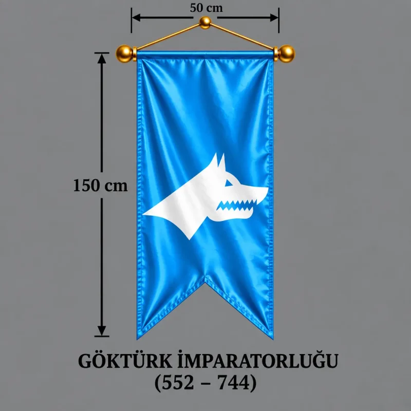 Göktürk İmparatorluğu Flaması Modelleri