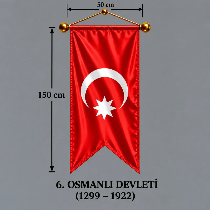 Osmanlı Devleti Flaması Modelleri